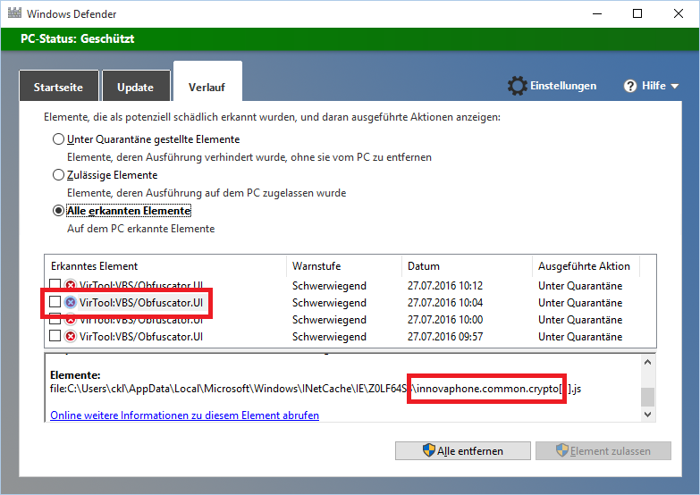 File:Windows Defender inhibits myPBX to run - verify.png