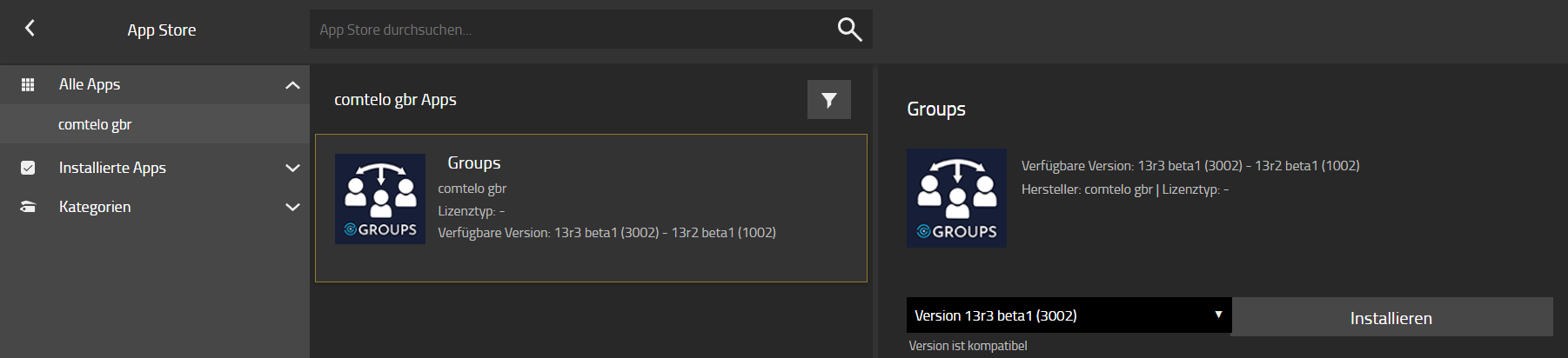 Comtelo install groups app.png