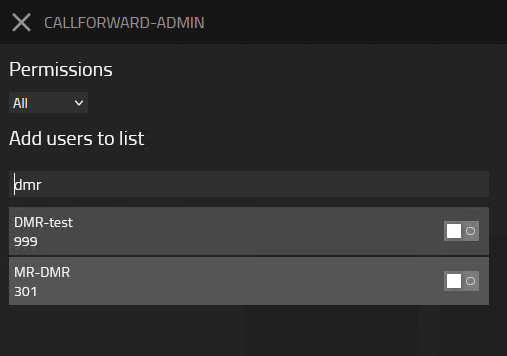 Admin GUI permissions