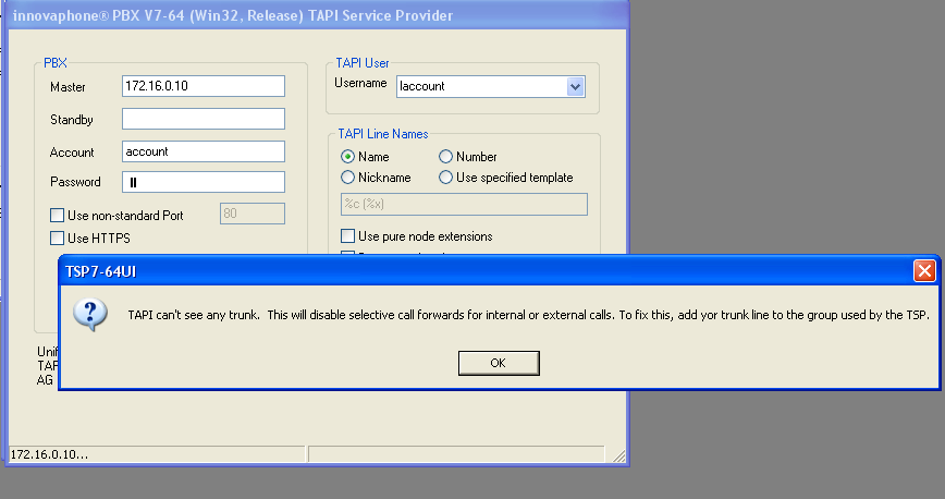 Unified Win32 and x64 TAPI Service Provider - NoTrunk.png