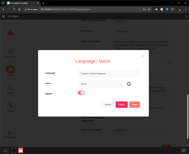 Voices and Languages