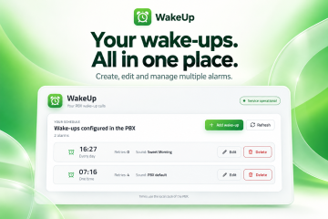 Your wake-ups in one place