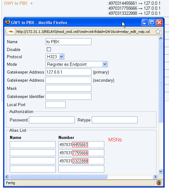 Image:How to configure an e164 Numbering Scheme MSN registration.png